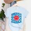 Simply Sage Market S.W.Smiley America Stacked Garment Dyed Tee - 3 of 4