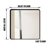 GlasFlength Decorative Wall Mirrors 36.02 Inch Bathroom Mirror Modern Wall Decor, Unique Style, for Entryway, Bedroom,Living Room, Washroom, Black - 4 of 4