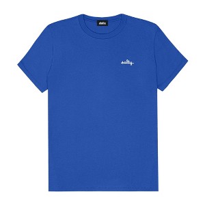 Dalix Salty Embroidery Cotton Tee Short Sleeve Casual Shirt Spring Summer Everyday Womens - 1 of 4