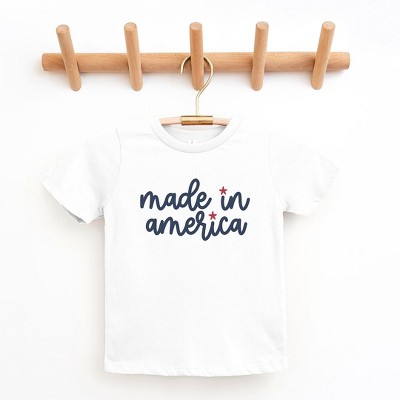 The Juniper Shop Made In America Stars Toddler Short Sleeve Tee