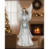 Christmas Classic Angel Figurine Resin with Wreath – 18.5" by Melrose - 3 of 3