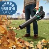 Leaf Blower Cordless- 20V Electric Leaf Blower 650CFM 200MPH & 2 Speed Mode, 1 * 4.0Ah Battery Powered, 1*Charger Leaf Blowers for Patio Lawn - 2 of 4