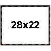 PosterPalooza | 28x22 Bamboo Picture Frame, UV Acrylic, 4 Finishes - Brown, Black, Gold, and Natural - 2 of 4