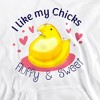 Peeps Easter I Like My Chicks Fluffy and Sweet Adult Pull-Over Hoodie - 2 of 4