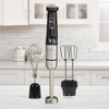 Emeril Lagasse Cordless Immersion Hand Blender with Adjustable Speed, Includes Whisk and Double Beater, Ideal for Soups, Smoothies, Baby Food, Black - 4 of 4