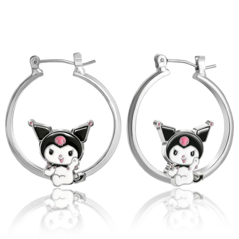 Sanrio Hello Kitty and Friends Womens Fashion Hoop Earrings - Officially Licensed, 1 of 5