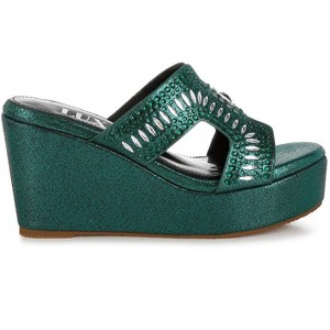 Marnier Diamante & Rhinestone Detail Cut-Out Sandals Women - 1 of 4