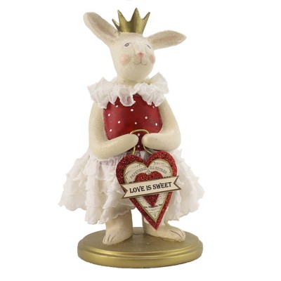 Heather Myers 8.0" Victoria Valentine's Day Bunny Love  -  Decorative Figurines