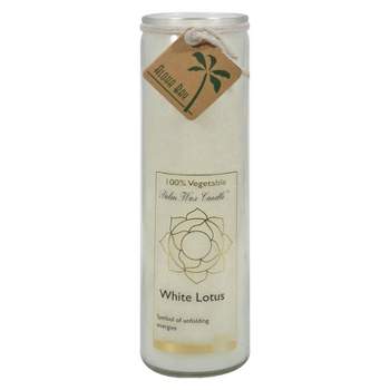Aloha Bay White Lotus Unscented Chakra Jar Candle - 17 oz