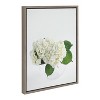 Kate and Laurel Sylvie Hydrangea Cluster Framed Canvas by Emiko and Mark Franzen of F2Images, 18x24, Gray - 2 of 4