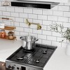 CASAINC Wall Mount Kitchen Pot Filler Faucet with Double Handle Swing Arm Spout - 2 of 4