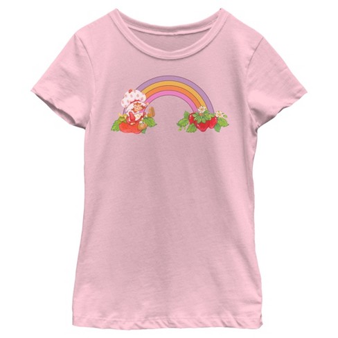 Girl's Strawberry Shortcake Enjoying the Rainbow T-Shirt - image 1 of 4