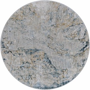 Hauteloom Maddington Gray Marble Rug - 1 of 4
