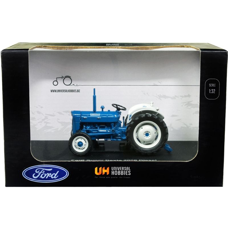 Ford Super Dexta 2000 Diesel Tractor Blue 1/32 Diecast Model by Universal Hobbies, 1 of 6