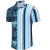 Clearlove Men's Hawaiian Sets Floral Printed Short Sleeve Button Down Shirts Drawstring
 Shorts Casual Outfits - 4 of 4