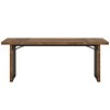Resenkos Computer Desk, Office Desk, Study Desk,Simple Executive Desk, 70.9" Computer Desk Meeting Table for Home Office,Rustic Brown - 3 of 3