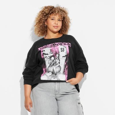 Women's Nightmare Before Christmas I'll Be Your Nightmare Graphic Sweatshirt - Black