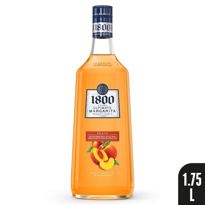 1800 Ultimate Peach Margarita - 1.75L Bottle, 5 of 10