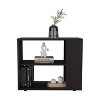 NicBex Rustic Sideboard Table with 2 Shelves Entryway Console Table, Hallway Storage Cabinet, 11.8 x 23.6 x 19.7 Inches - 2 of 4