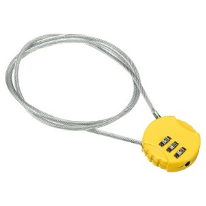 Unique Bargains Gym Locker Small 3 Digit Padlock Combination Locks - 1 of 4