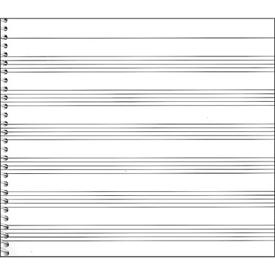 Music Sales Passantino Music Papers No.736 Wide Stave, 8X7, 64 Pages, Spiral