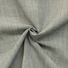 Habitat 100% Polyester Johnstown Light Filtering Faux Linen Textured Dual Header Curtain Panel Silver - 3 of 4