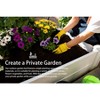Barton 4x4 ft Outdoor Planter Box Square Flower Herb Pot Raised Bed Garden Porch - 2 of 4