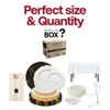 Smarty Had A Party The Golden Hour Package Dinnerware Set - 100 Sets - 4 of 4
