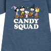 - Peanuts - Candy Squad Graphic Short Sleeve Fleece Dress - 2 of 4