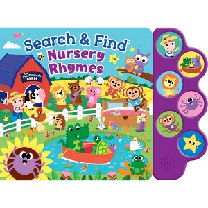 Search & Find Nursery Rhymes (6-Button Sound Book) - by  Kidsbooks Publishing (Mixed Media Product) - 1 of 1