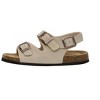 CUSHIONAIRE Liana JR Toddler Sandals with Adjustable Heel Strap – Cork Footbed Summer Sandals for Kids, Boys and Girls - 2 of 4
