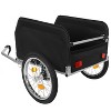 Vynxaria Heavy-Duty Bike Cargo Trailer with Removable Waterproof Cover "C 88 lbs Capacity,16" All-Terrain Wheels, Foldable Design for Camping - 4 of 4