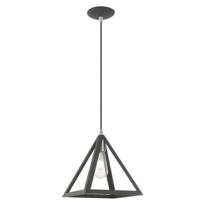 Livex Lighting Pinnacle 1 - Light Pendant in  Scandinavian Gray