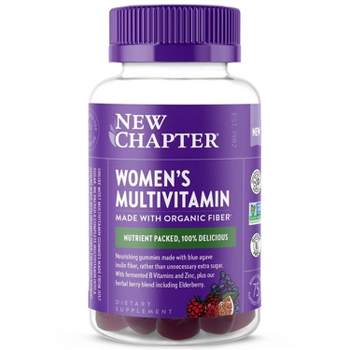 New Chapter Women's  Non-GMO and Gluten Free Multivitamin Gummies - Berry Citrus - 75ct