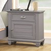 New Classic Furniture,Jamestown Wood 1-Drawer Nightstand, Gray - 2 of 4