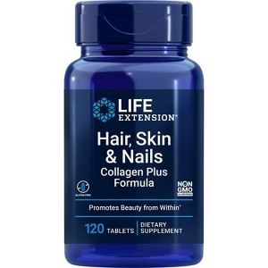 Hair,Skin & Nails-Collagen Plus Formula by Life Extension  -  120 Tablet - 1 of 2