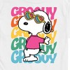 Men's - Peanuts - Groovy Stacked Short Sleeve Graphic T-Shirt - 2 of 4