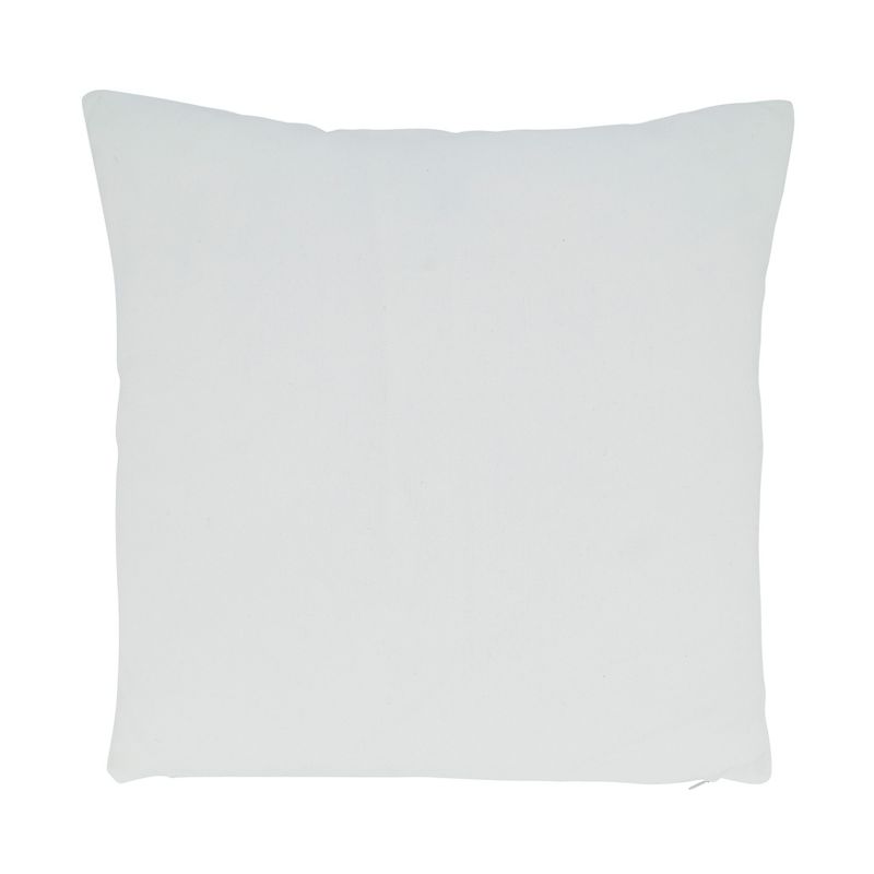 Saro Lifestyle Rainbow Pom Pom Pillow - Poly Filled, 16" Square, Multi, 2 of 5