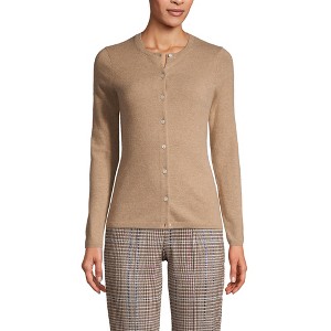 Lands' End Women's Cashmere Cardigan Sweater - 1 of 4