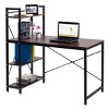 Tangkula Computer Desk Home Office Desk PC Laptop Study Workstation Table With 4 Shelves - 2 of 4