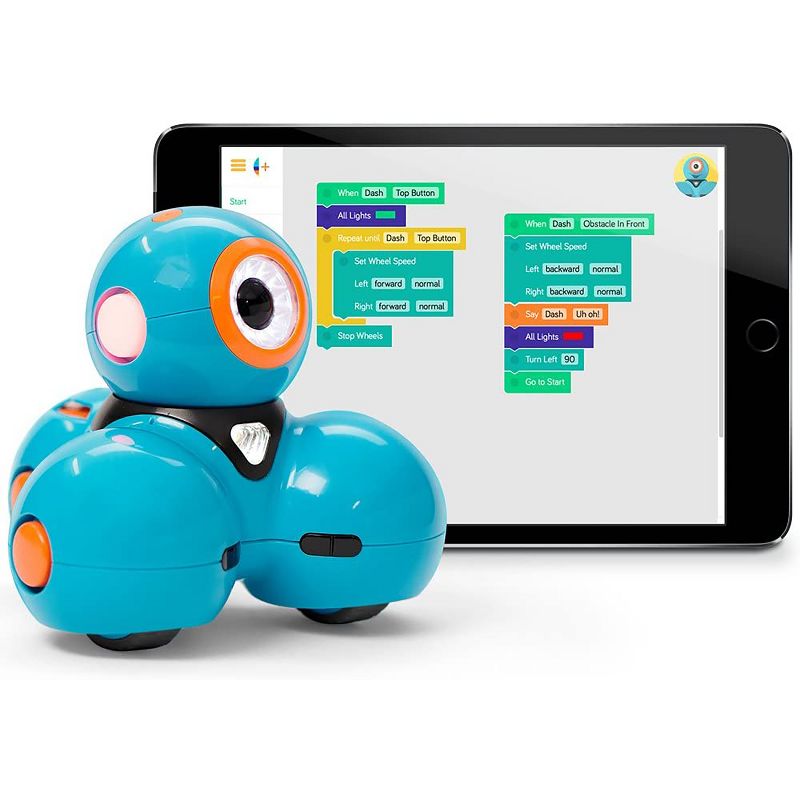 Wonder Workshop Dash Coding Robot for Kids (6 Years & Up) Voice Activated - Navigates Objects - 5 Free Programming STEM Apps, Blue, 3 of 9