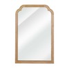 Whisen 20" x 30" Rounded Corner Decorative Mirror, Solid Wood Frame, Entryway - 4 of 4