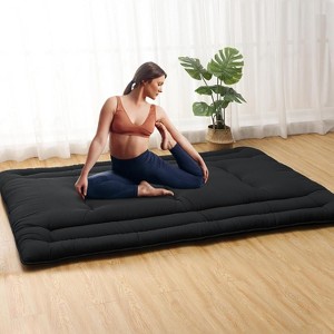 Nasitip Futon Mattress, Japanese Floor Mattress Foldable Tatami Mat, Roll Up Floor Bed Mattress/ Floor Play Mat, for Dorm House Guest - 1 of 4