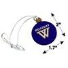 Wellesley College Primary Logo Mini Small Tiny Wood Christmas Tree Holiday Ornament - 4 of 4