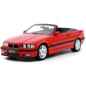 1995 BMW E36 M3 Convertible Bright Red Limited Edition to 2500 pieces Worldwide 1/18 Model Car by Otto Mobile - 1 of 4