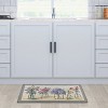 Kate Aurora Anti Fatigue Memory Foam 18" X 30" Garden Blossom Floral Kitchen Floor Mat - 4 of 4