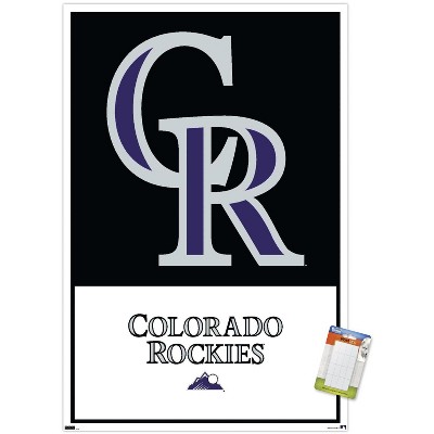 Colorado Rockies Official MLB Baseball Team Logo Poster - Trends Inter –  Sports Poster Warehouse