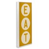 Stupell Industries Retro Style Eat Circle Letters Sign, 10" x 24" - 3 of 4