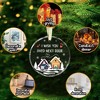 Christmas Friend Ornament - Friend Gifts - Bestie Ornament - I Wish You Lived Next Door - Friendship, Long Distance Relationship Gifts - 4 of 4