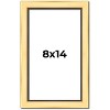 PosterPalooza | Photo Size Simple Gold Picture Frame - UV Acrylic, Foam Board Backing, Hanging Hardware - 2 of 4